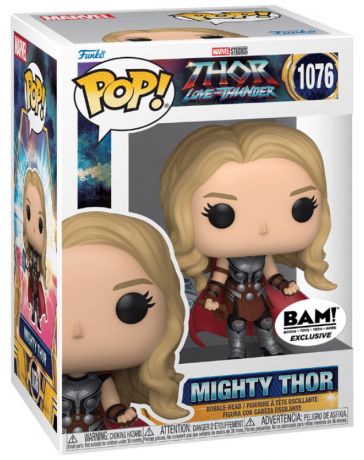 Figurine Funko Pop Thor : Love and Thunder #1076 Mighty Thor - Métallique