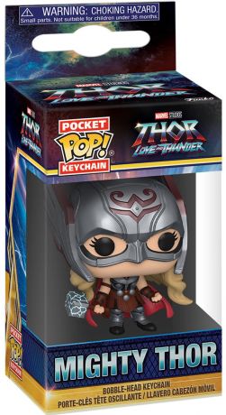 Figurine Funko Pop Thor : Love and Thunder Mighty Thor - Porte-clés