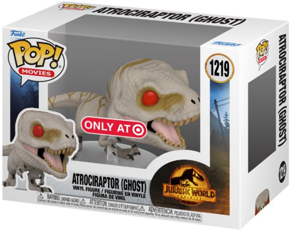 Figurine Funko Pop Jurassic World : Le Monde d'après #1219 Atrociraptor (Ghost)