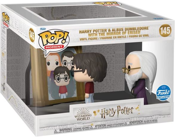 Figurine Funko Pop Harry Potter #145 Harry Potter et Albus Dumbledore avec le Miroir du Riséd