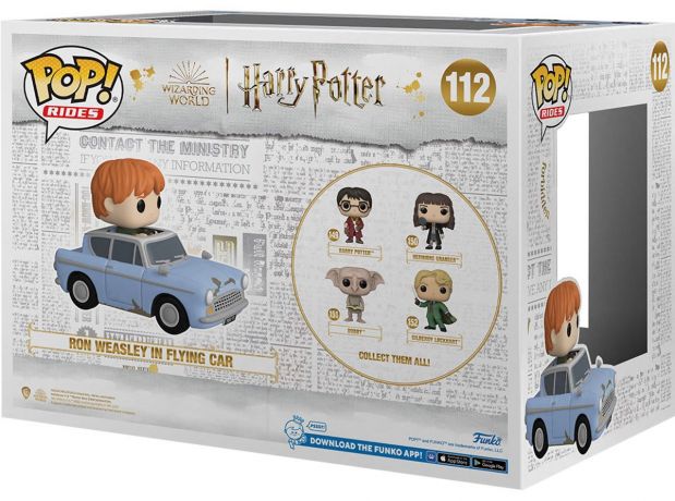 Figurine Funko Pop Harry Potter #112 Ron Weasley avec la voiture volante