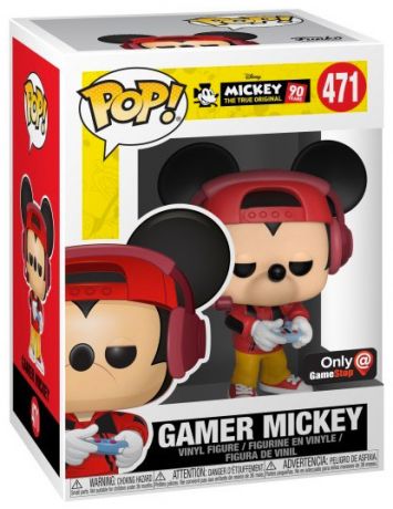 Figurine Funko Pop Mickey Mouse - 90 Ans [Disney] #471 Mickey Joueur