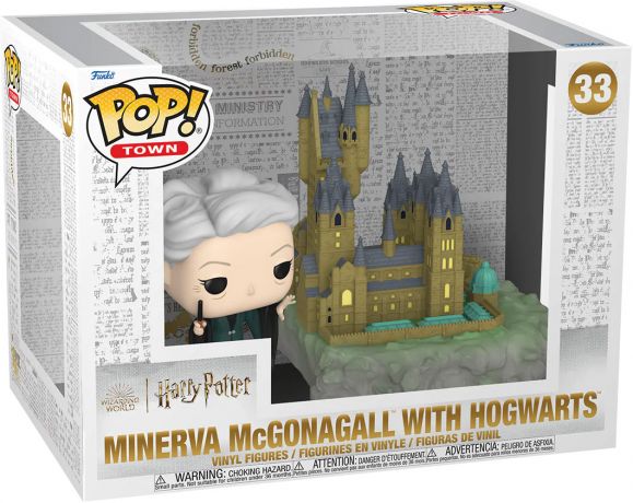 Figurine Funko Pop Harry Potter #33 Minerva McGonagall avec Poudlard 