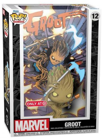 Figurine Funko Pop Marvel Comics #12 Groot - Comic Cover