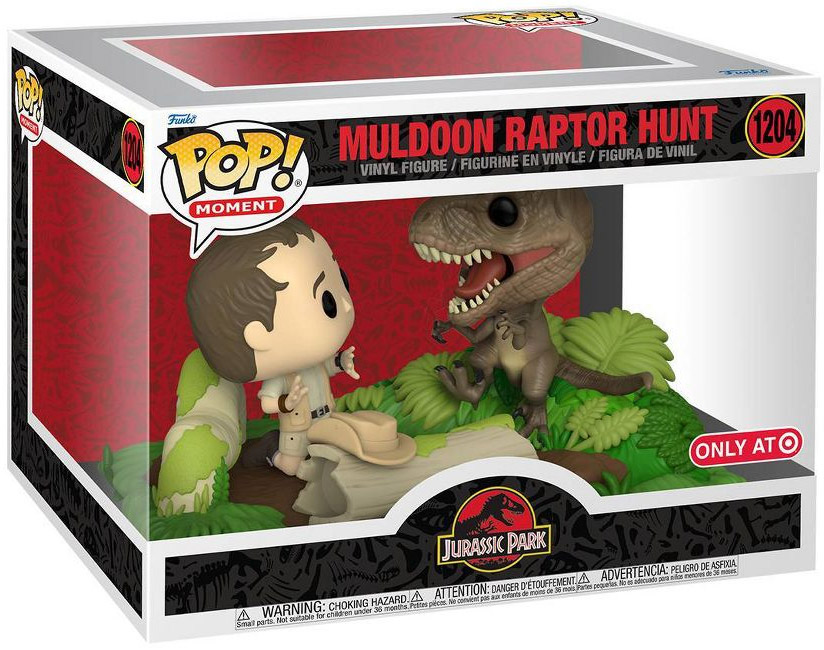 Figurine Pop Jurassic Park 1204 pas cher Muldoon Raptor Hunt