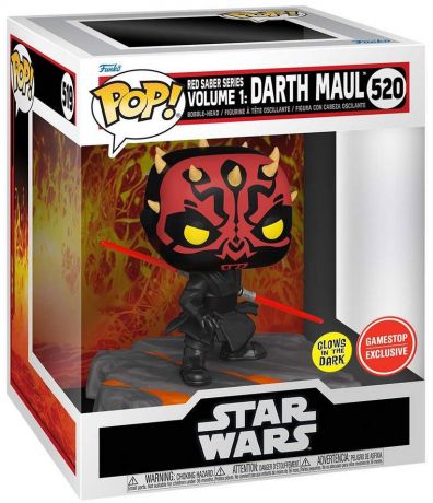 Figurine Funko Pop Star Wars 3 : La Revanche des Sith #520 Série Sabre Rouge Volume 1: Dark Maul