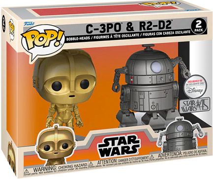 Figurine Funko Pop Star Wars Concept Series C-3P0 & R2-D2 - 2 Pack