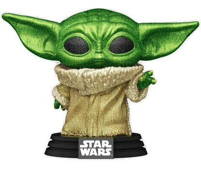 Figurine Funko Pop Star Wars : Le Mandalorien #368 Grogu - Diamant