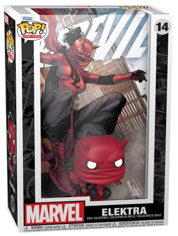 Figurine Funko Pop Marvel Comics #14 Elektra - Comic Cover