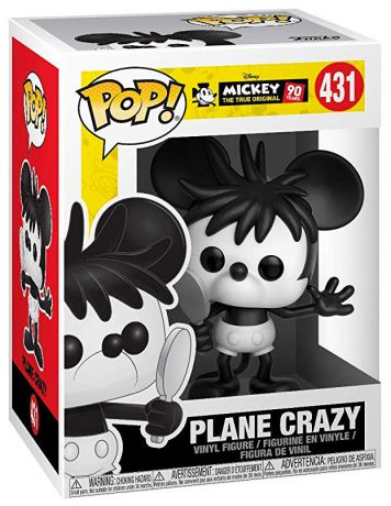 Figurine Funko Pop Mickey Mouse - 90 Ans [Disney] #431 Plane Crazy