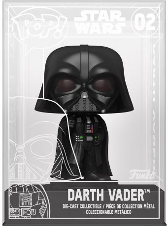 Figurine Funko Pop Star Wars 4 : Un nouvel espoir #02 Dark Vador - Die Cast