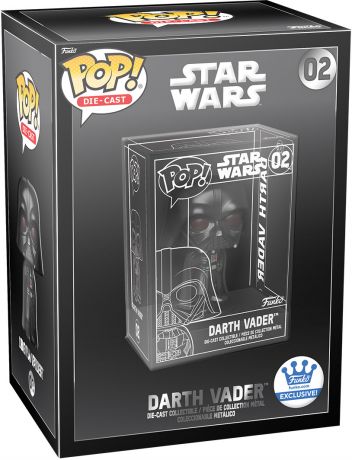 Figurine Funko Pop Star Wars 4 : Un nouvel espoir #02 Dark Vador - Die Cast