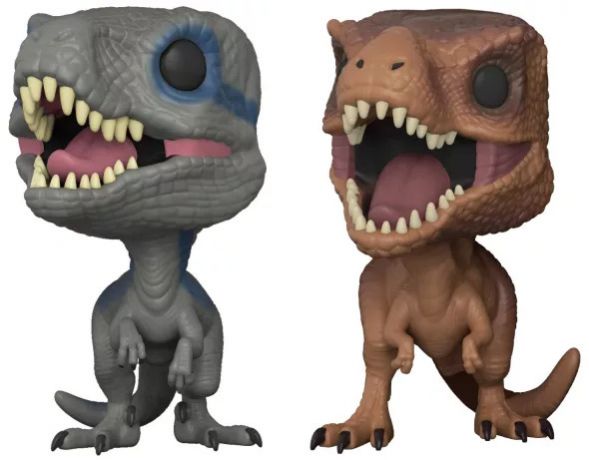 Figurine Funko Pop Jurassic World : Fallen Kingdom Blue & T-Rex - Pack