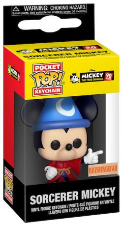 Figurine Funko Pop Mickey Mouse - 90 Ans [Disney] Mickey Sorcier - Porte-clés
