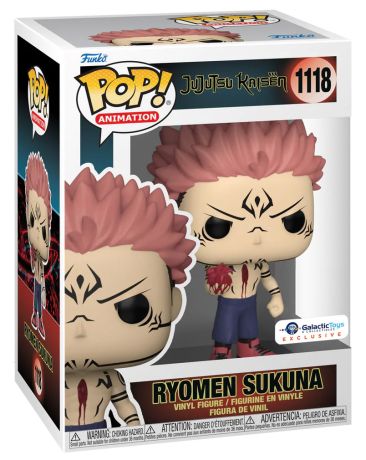 Figurine Funko Pop Jujutsu Kaisen #1118 Sukuna avec cœur