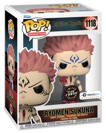 Figurine Funko Pop Jujutsu Kaisen #1118 Sukuna avec cœur [Chase]