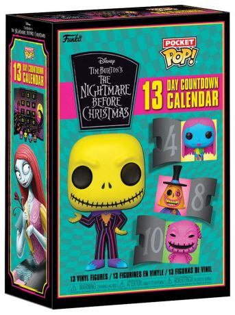 Figurine Funko Pop L'étrange Noël de M. Jack [Disney] Calendrier d'Halloween : 13 Jours Black Light 2022