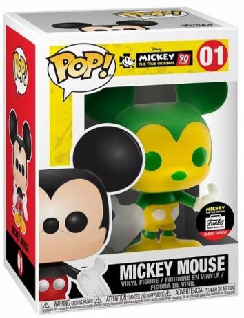 Figurine Funko Pop Mickey Mouse - 90 Ans [Disney] #01 Mickey Mouse - Vert et Jaune