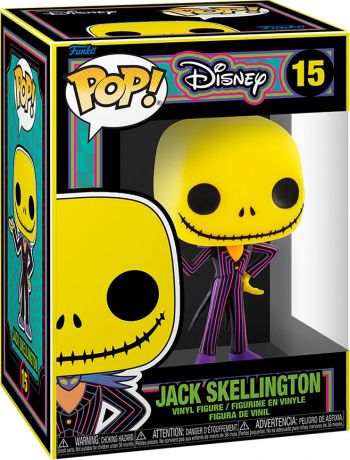 Figurine Funko Pop L'étrange Noël de M. Jack [Disney] #15 Jack Skellington - Black Light