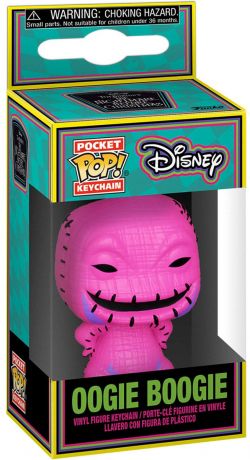 Figurine Funko Pop L'étrange Noël de M. Jack [Disney] Oogie Boogie (Black Light) - Porte clés