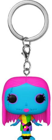 Figurine Funko Pop L'étrange Noël de M. Jack [Disney] Sally (Black Light) - Porte clés