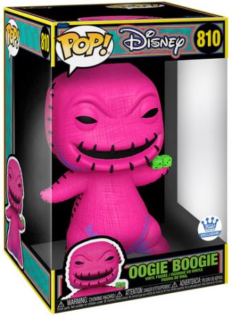 Figurine Funko Pop L'étrange Noël de M. Jack [Disney] #810 Oogie Boogie (Black Light) - 25 cm