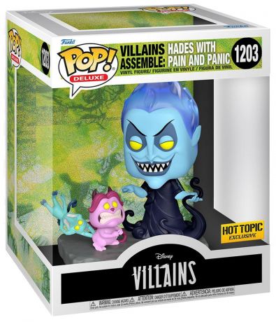 Figurine Funko Pop Disney Villains #1203 Villains Assemble Hades With Pain & Panic