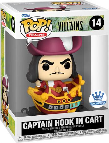 Figurine Funko Pop Disney Villains #14 Capitaine Crochet Train