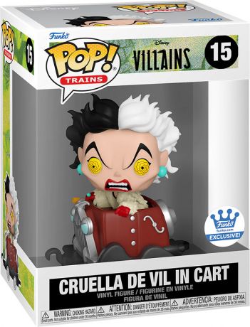 Figurine Funko Pop Disney Villains #15 Cruella d'Enfer Train