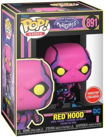 Figurine Funko Pop Gotham Knights #891 Red Hood - Black Light