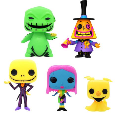 Figurine Funko Pop L'étrange Noël de M. Jack [Disney] Pack Black Light