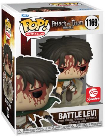 Figurine Pop L'Attaque des Titans (SNK) #1169 pas cher : Bataille Levi