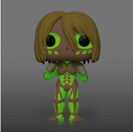 Figurine Funko Pop L'Attaque des Titans (SNK) #233 Femme Titan Glow in the Dark - 15 cm