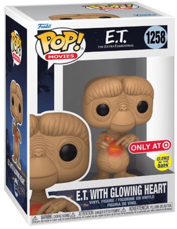 Figurine Funko Pop E.T. l'Extra-terrestre  #1258 E.T. avec cœur rayonnant