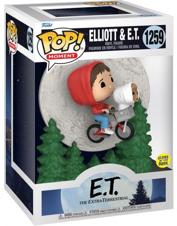 Figurine Funko Pop E.T. l'Extra-terrestre  #1259 Elliot & E.T. Vol à vélo