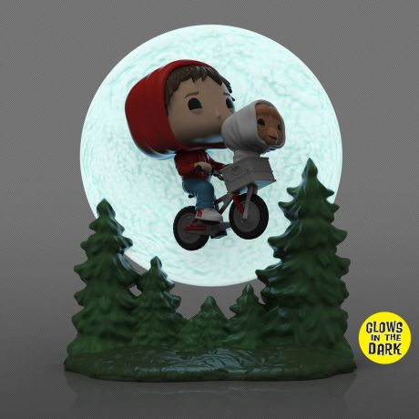 Figurine Funko Pop E.T. l'Extra-terrestre  #1259 Elliot & E.T. Vol à vélo