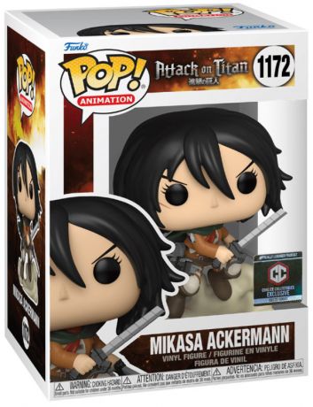 Figurine Funko Pop L'Attaque des Titans (SNK) #1172 Mikasa Ackerman avec lames