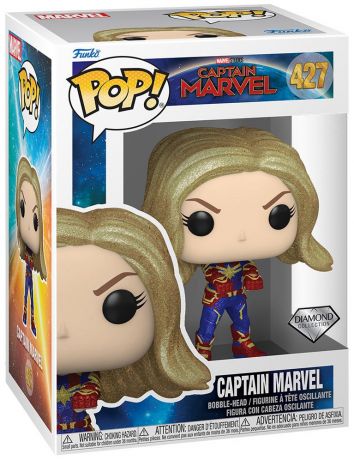 Figurine Funko Pop Captain Marvel [Marvel] #427 Captain Marvel - Diamant