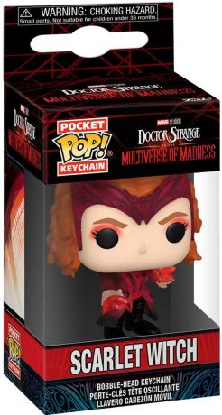 Figurine Funko Pop Doctor Strange in the Multiverse of Madness Sorcière Rouge - Porte clés