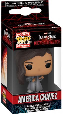 Figurine Funko Pop Doctor Strange in the Multiverse of Madness America Chavez - Porte clés