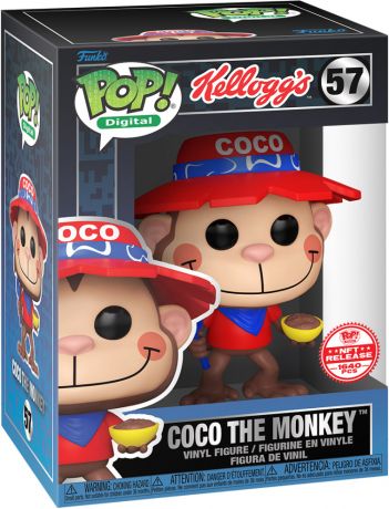 Figurine Funko Pop Icônes de Pub #57 Coco the Monkey (Kellogg's) - Digital Pop