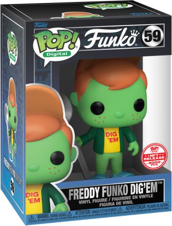Figurine Funko Pop Freddy Funko #59 Freddy Funko Dig'Em - Digital Pop