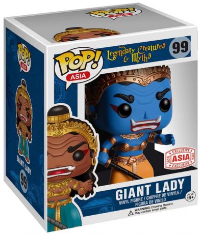 Figurine Funko Pop Créatures légendaires et mythes #99 Giant Lady - Bleu foncé