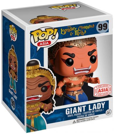 Figurine Funko Pop Créatures légendaires et mythes #99 Giant Lady (Orange)