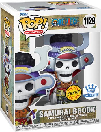 Figurine Funko Pop One Piece #1129 Samouraï Brook - Métallique [Chase]