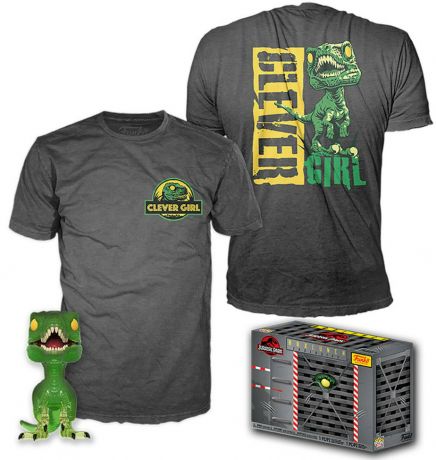 Figurine Funko Pop Jurassic Park #888 Velociraptor - T-Shirt