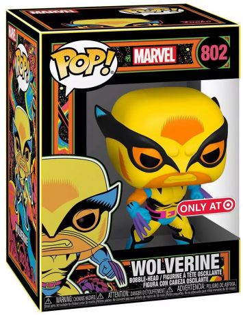 Figurine Funko Pop Marvel Comics #802 Wolverine - Black Light - T-Shirt