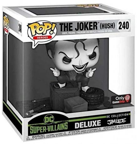 Figurine Funko Pop DC Comics #240 The Joker (Hush) (Black & White) - T-Shirt