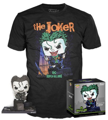 Figurine Funko Pop DC Comics #240 The Joker (Hush) (Black & White) - T-Shirt