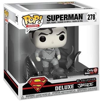 Figurine Funko Pop DC Comics #278 Superman (Jim Lee Deluxe) (Black & White)